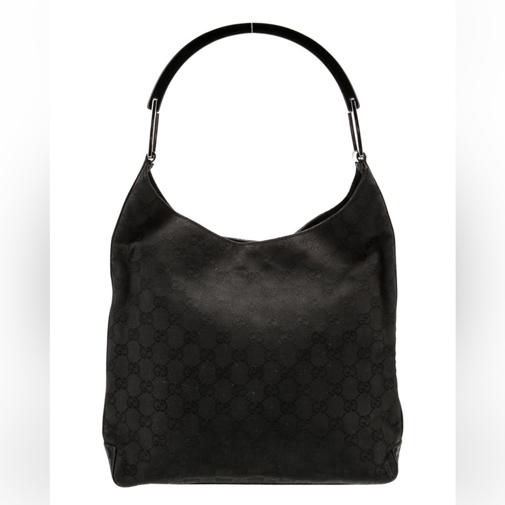 Vintage Gucci GG top handle hobo shoulder bag